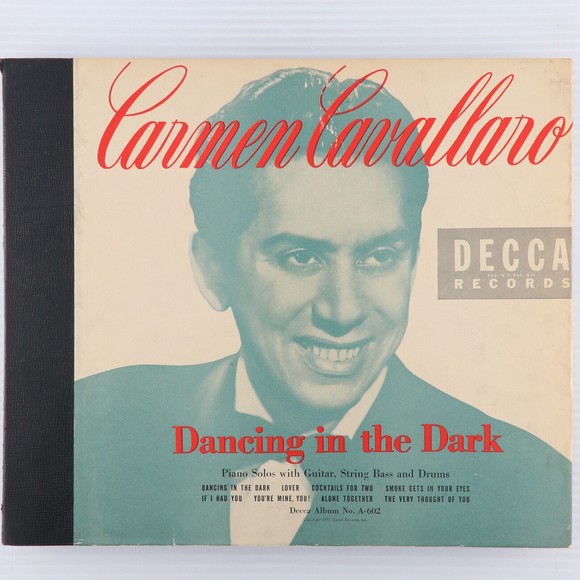 Carmen Cavallaro – Dancing In The Dark - 4x 10" 78 rpm Record Book Set P-169